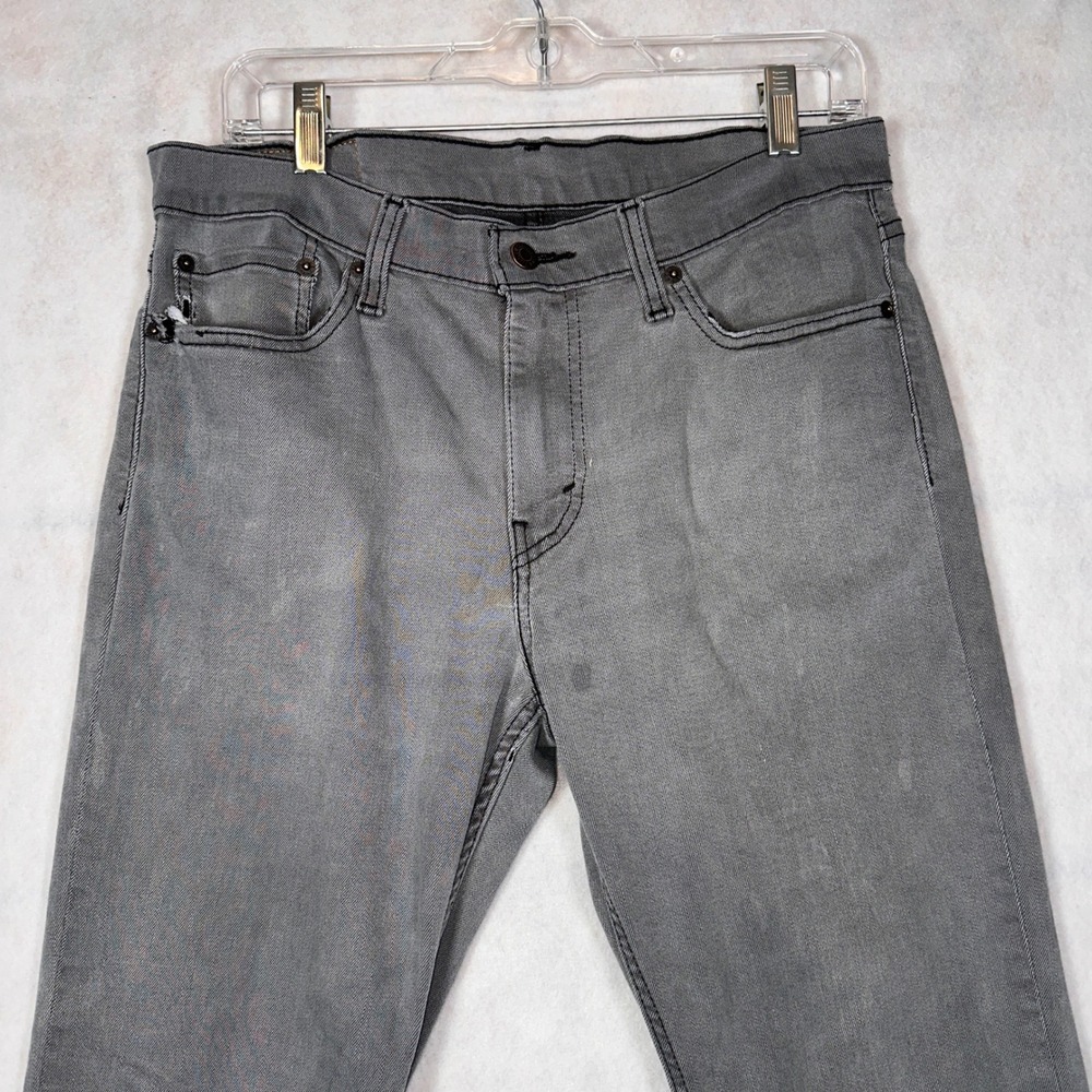 Levi's Jeans Mens 33x30 511 Slim Fit Gray Good Condition Stretch Denim - Picture 3 of 16